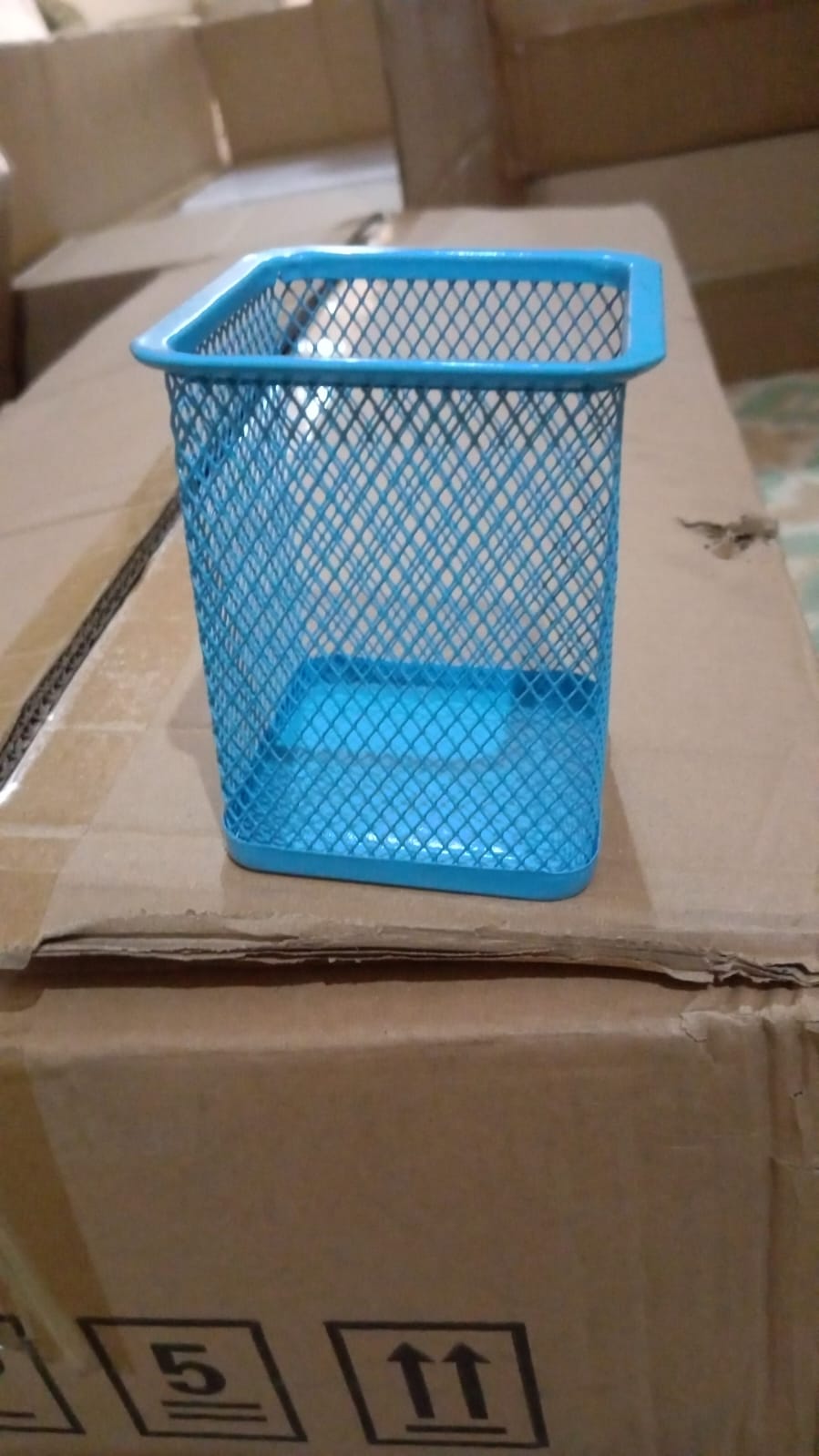 Metal Pen Holder – Mesh Desk Organizer for Office – view 7