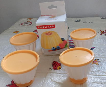 Pudding Molds – set of 4 with Lids for Desserts – view 7