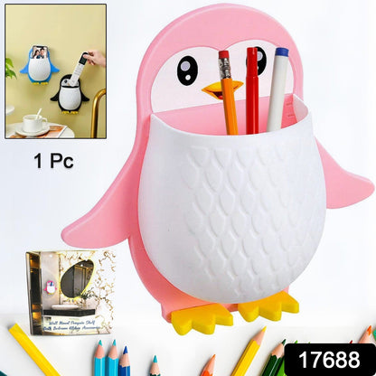 Penguin Storage Box – Wall Mount Organizer – side view