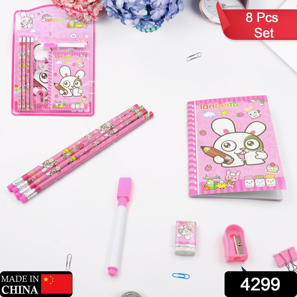 Kids' Stationery Kit – 8 pc School Supply set – view 8