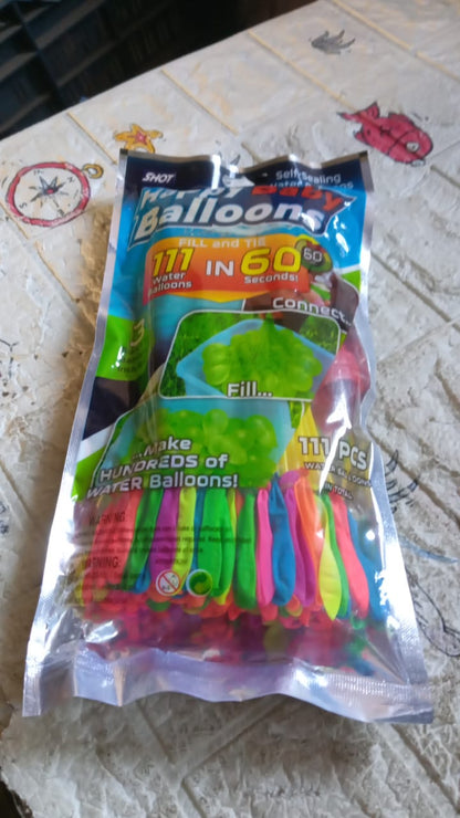 Holi Water Balloons – 111 pcs Self-Tying Fun – view 11