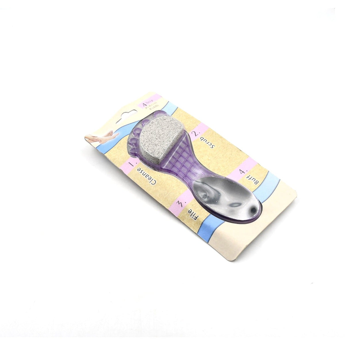 4-in-1 Pedicure Tool – Pumice & Emery File for Smooth Feet – alternate view