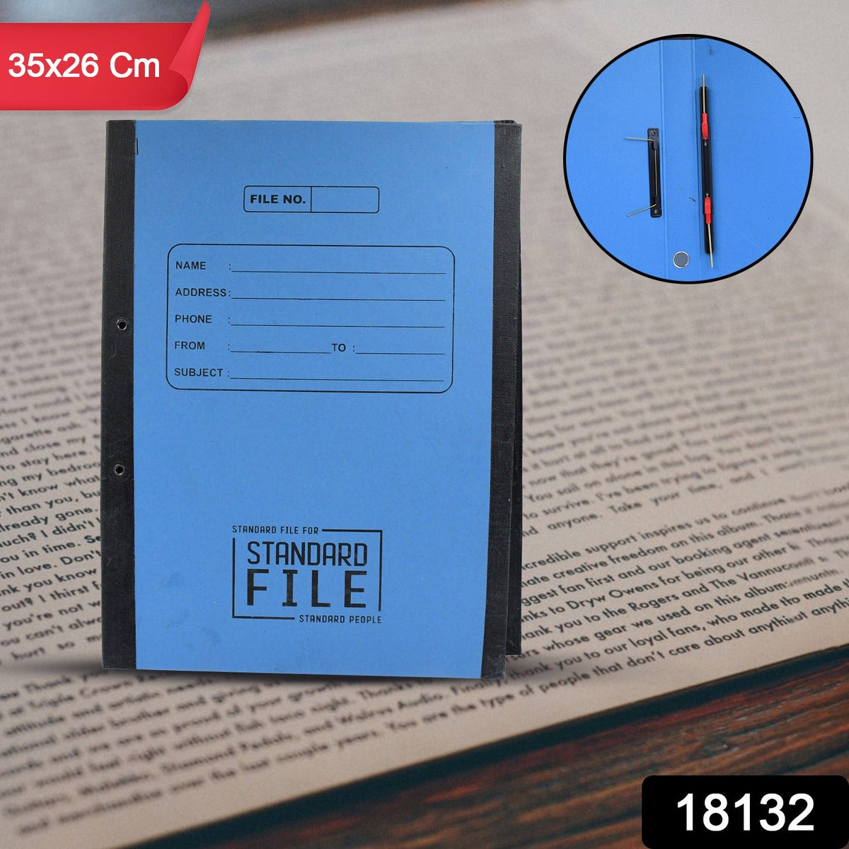 A4 File Folder – Plastic Clip Document Holder – view 7