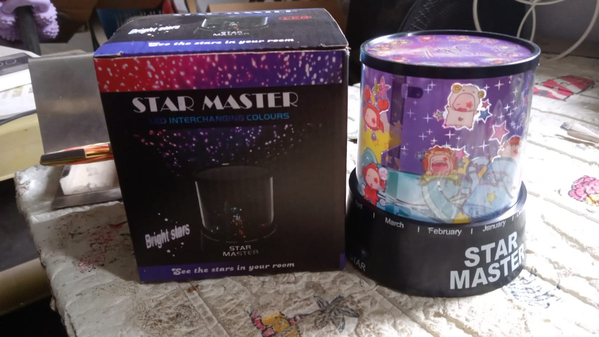 LED Projector Night Light – Rotating Star Music Lamp – view 7