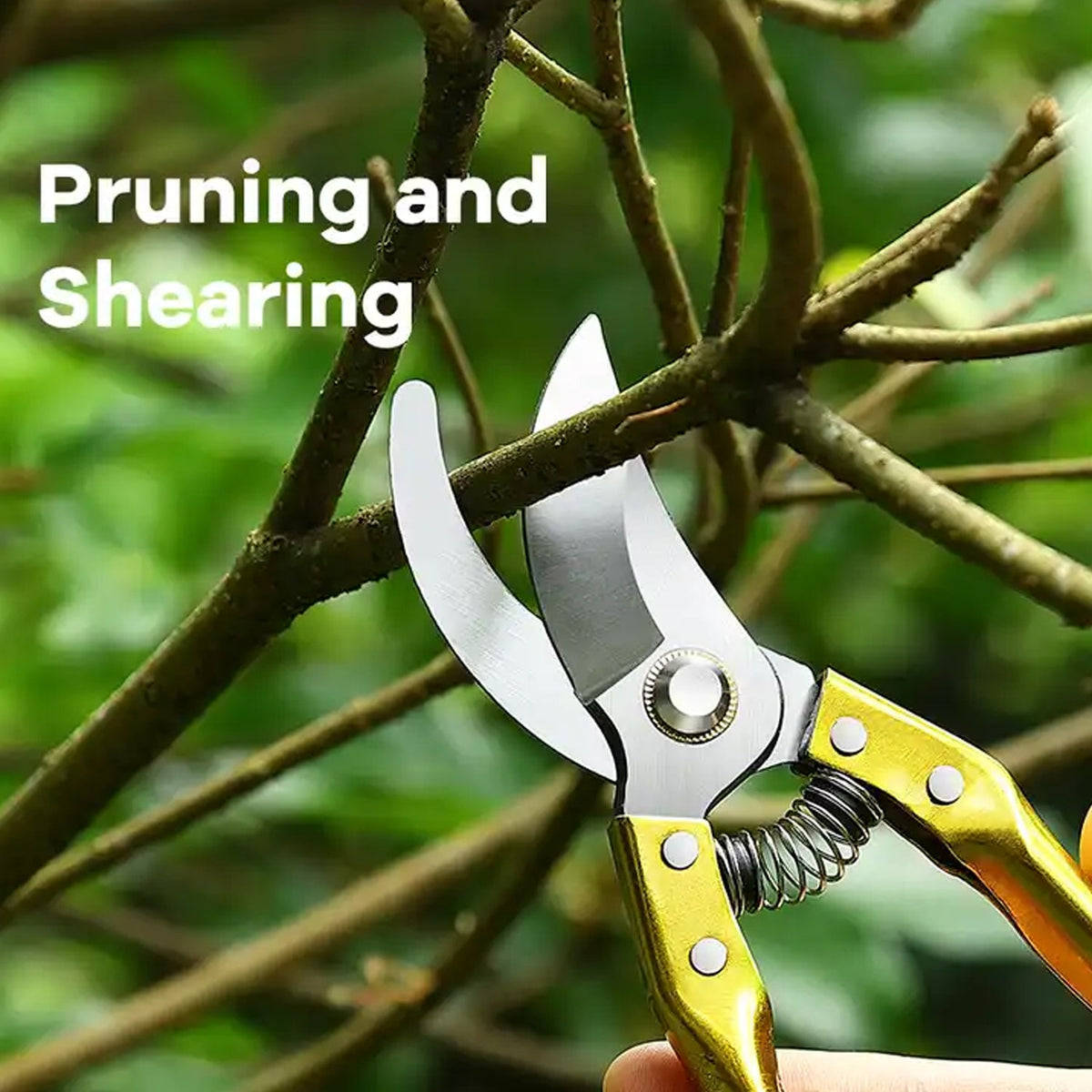 Garden Shears – Ultra Sharp Pruning Scissors for Plants – detail view