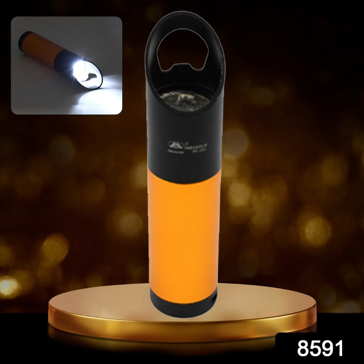 Mini LED Torch – 9 LED High Lumen Pen Flashlight – side view
