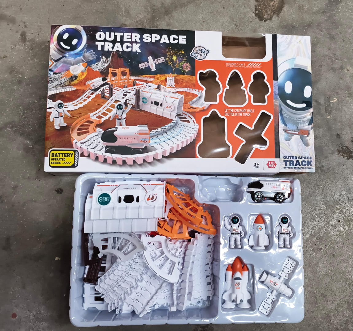 Space Race Track set – Kids Cosmic Adventure Toy – view 8