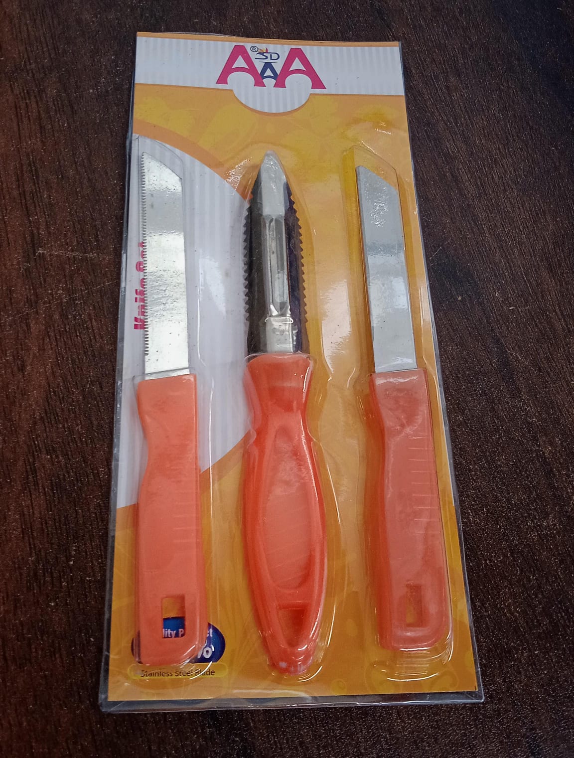 Stainless Steel Kitchen Knife set – 3-in-1 Multipurpose – view 8