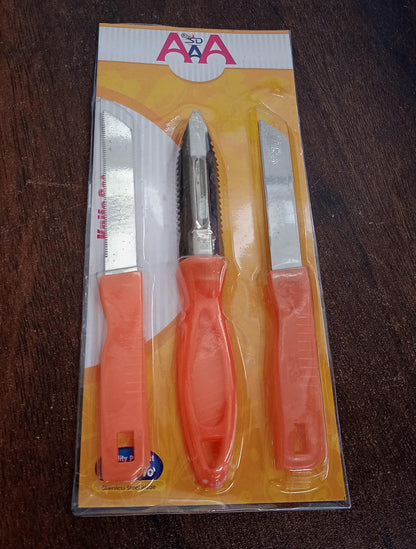 Stainless Steel Kitchen Knife set – 3-in-1 Multipurpose – view 8