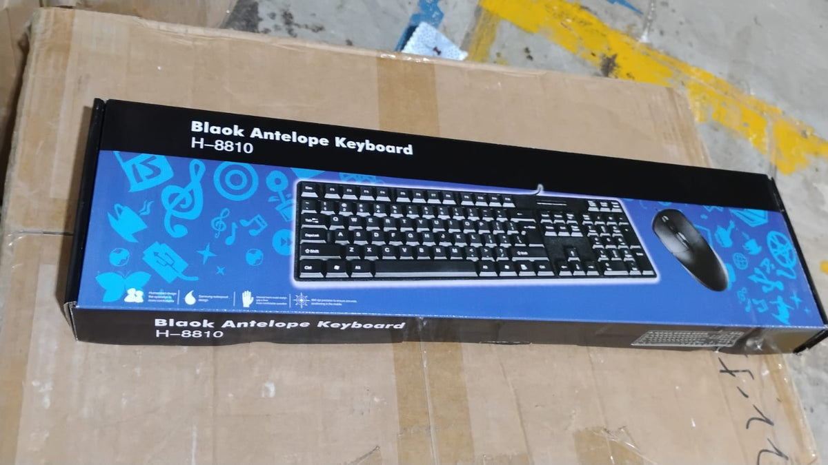 Wired Keyboard Mouse Combo – Ergonomic USB set – view 8