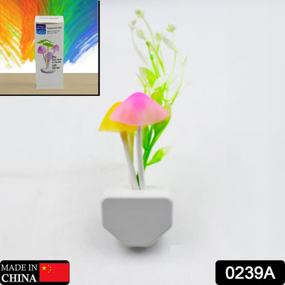 Mushroom Night Light – Color Changing LED with Auto Sensor – side view