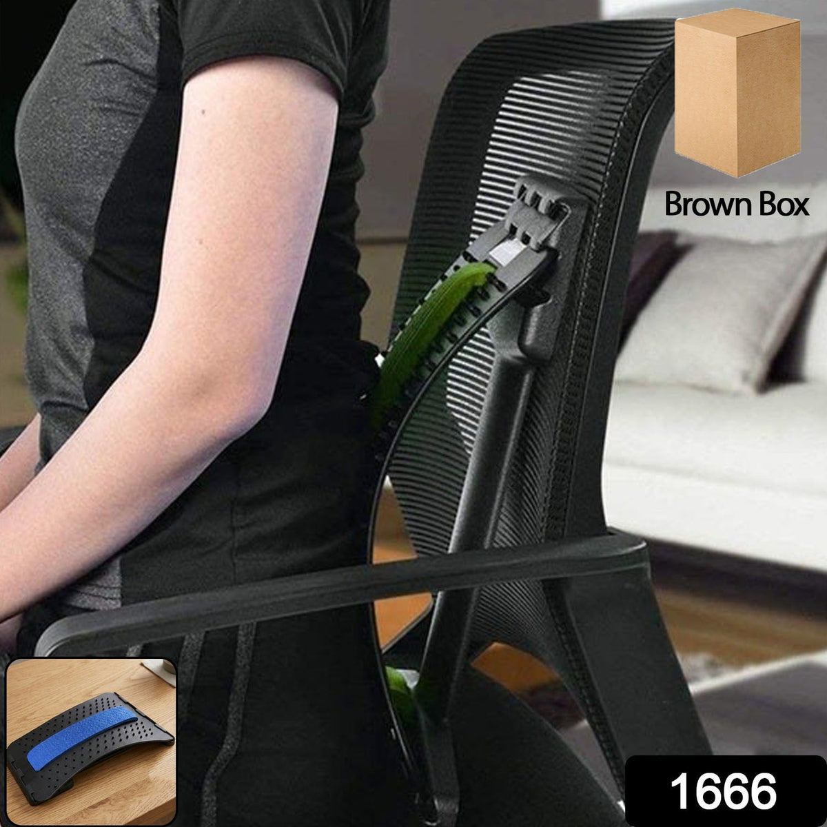 Multi-Level Back Stretcher – Pain Relief & Posture Corrector – side view