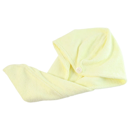Quick Dry Microfiber Hair Wrap Turban with Button Fastening – view 10