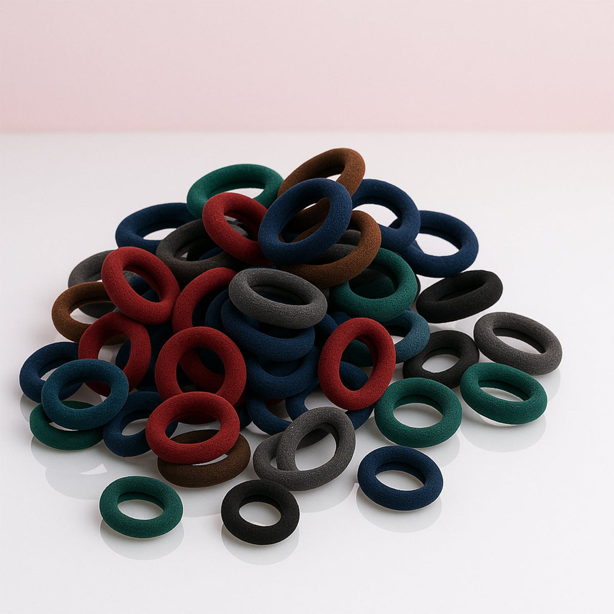 Small Hairbands – Multicolour Rubber Bands (Pack of 100) – view 6
