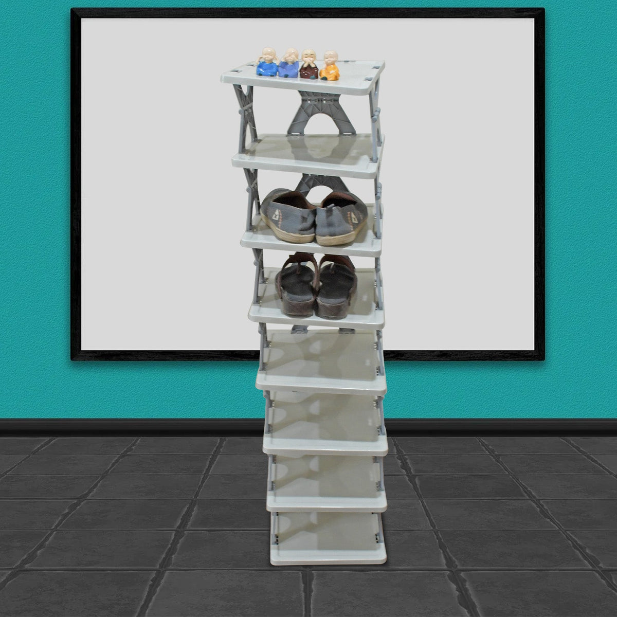 Foldable Shoe Rack – 8-Layer Space-Saving Storage – view 9