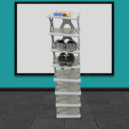 Foldable Shoe Rack – 8-Layer Space-Saving Storage – view 9
