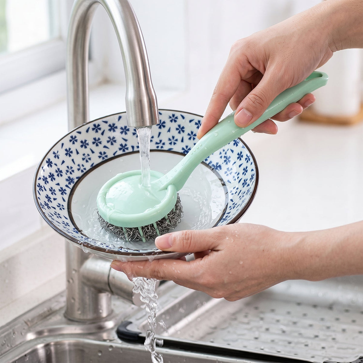 Kitchen Cleaning set – 6-in-1 Stainless Steel Scrubber – view 8