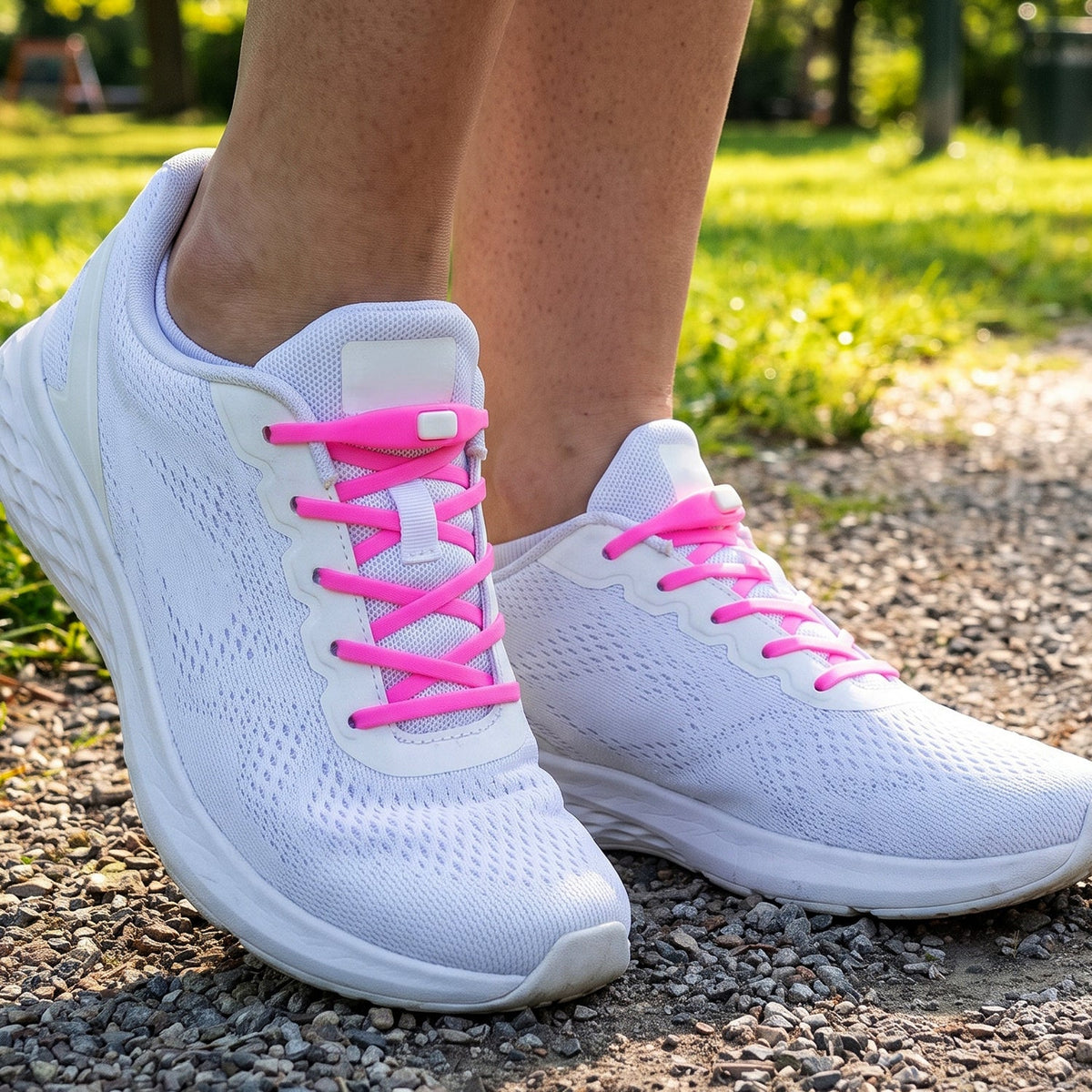 Stretchable Silicone Shoelaces No Tie Elastic Laces – view 7