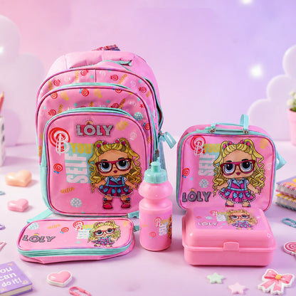 Kids School Bag set – 5-in-1 Combo for School – close-up