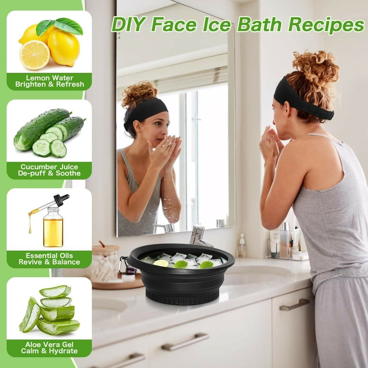 Silicone Face Ice Bowl – Easy Release & Reusable – alternate view