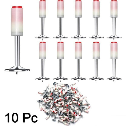 Steel Round Nails – Nail Gun Fasteners (10 Pcs) – close-up