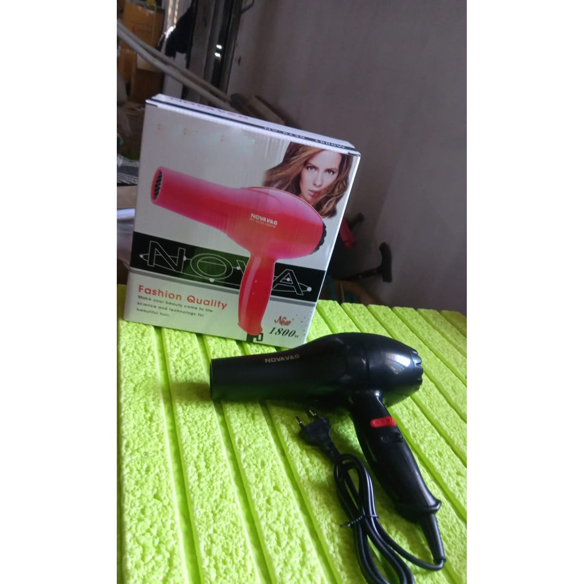 Professional Hair Dryer – 1800W, 3 Heat Settings – view 7