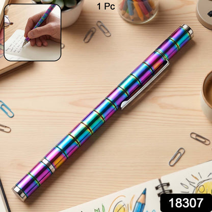Magnetic Pen – Fidget Spinner & Stress Relief Metal Pen – side view