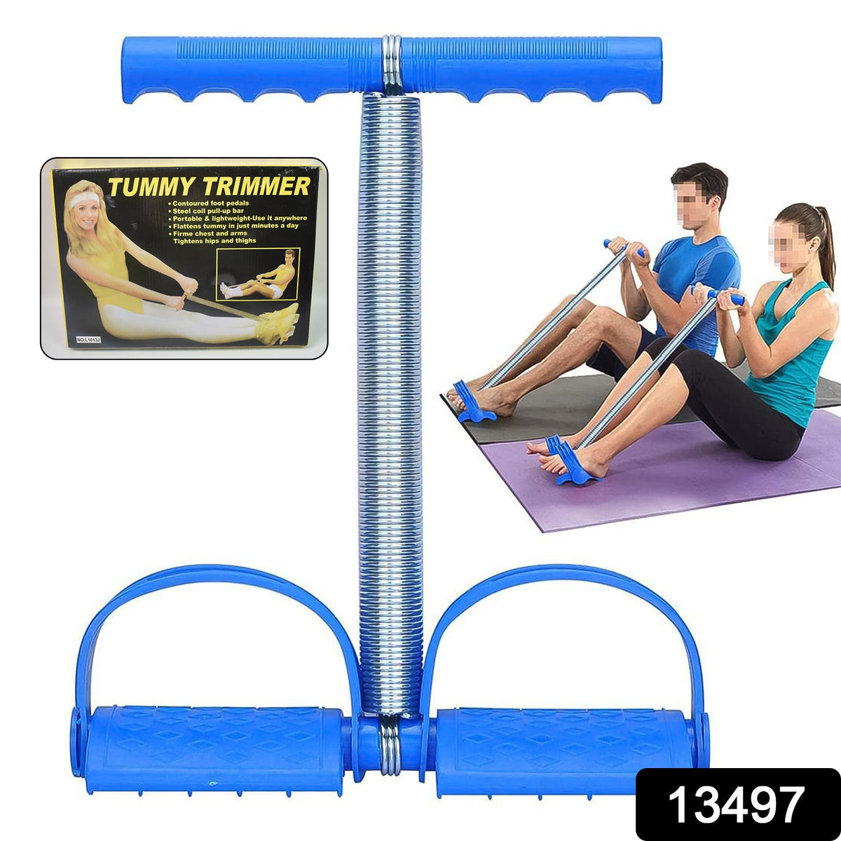 Foot Pedal Resistance Band – Full Body Home Workout – side view