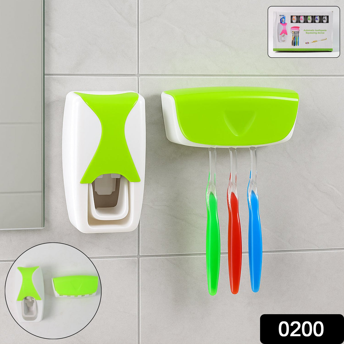 Automatic Toothpaste Dispenser – Wall Mount – side view