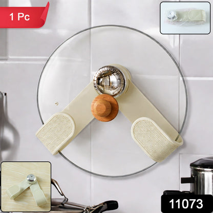 Adjustable Kitchen Pot Lid Holder – Space-Saving – side view