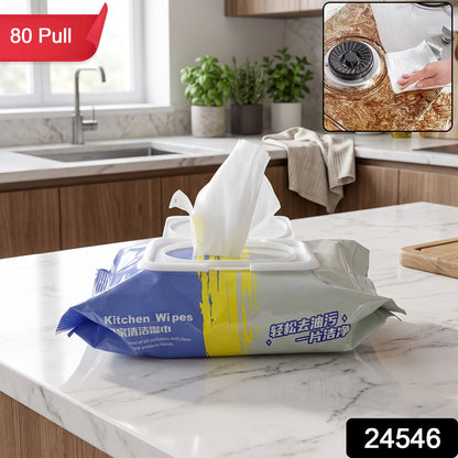 80 sheet kitchen wipes for cutting through grease and oil