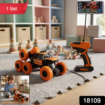 RC Off-Road Car – 8-Wheel Rock Climber for Kids – side view