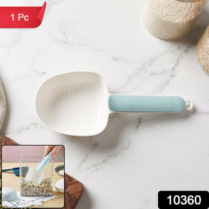 Plastic Measuring Spoon – Multi-Purpose Flour & Rice Scoop – side view