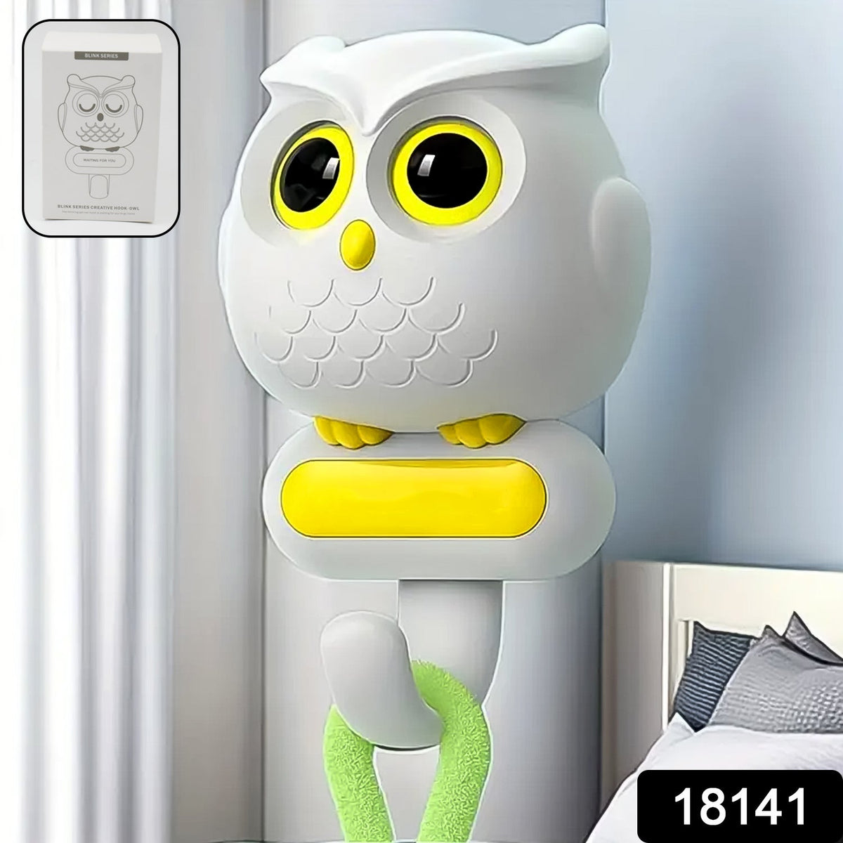 Self Adhesive Wall Hooks – Cute Bird Design for Home – side view
