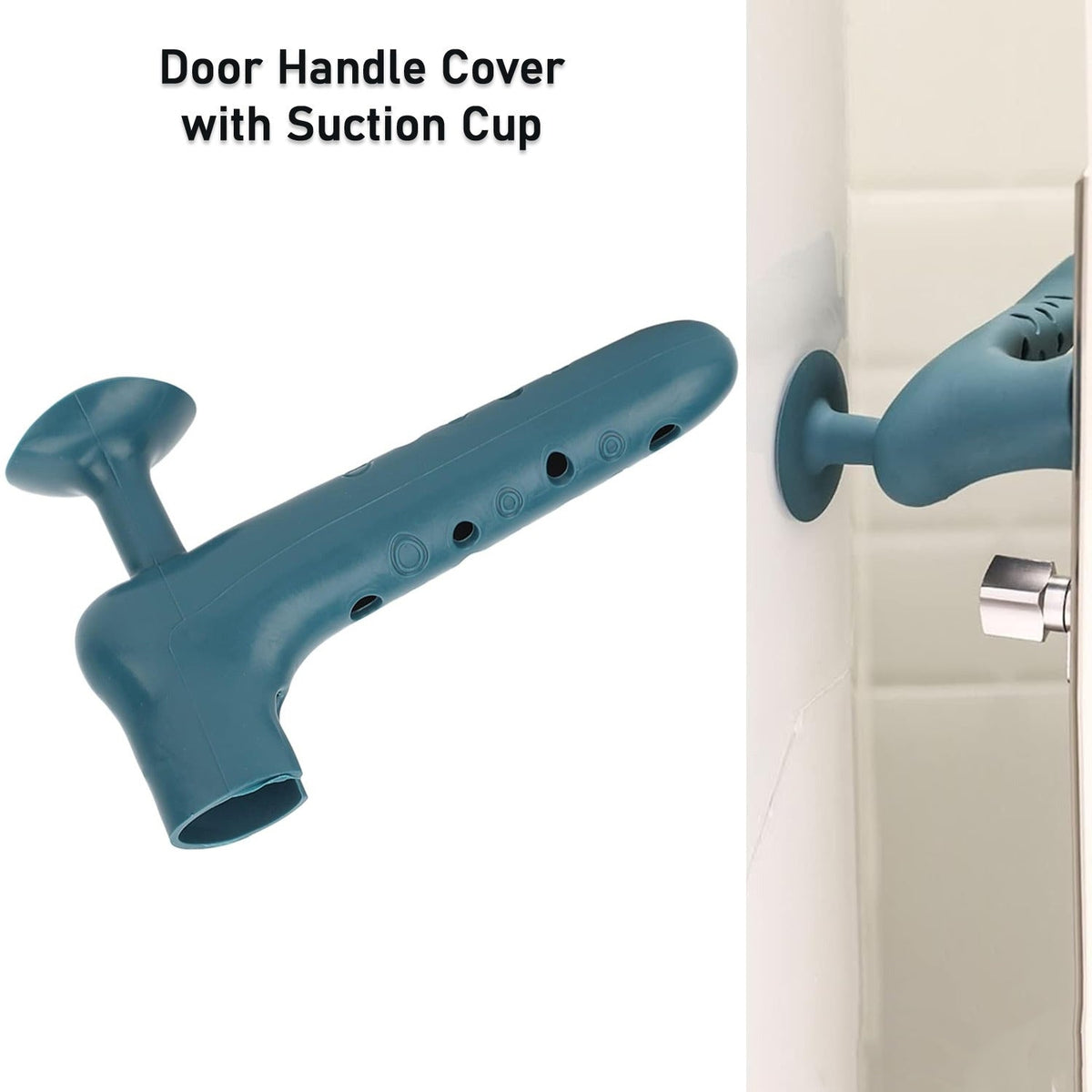 Silicone Door Handle Cover – Quiet & Anti-Static Protection