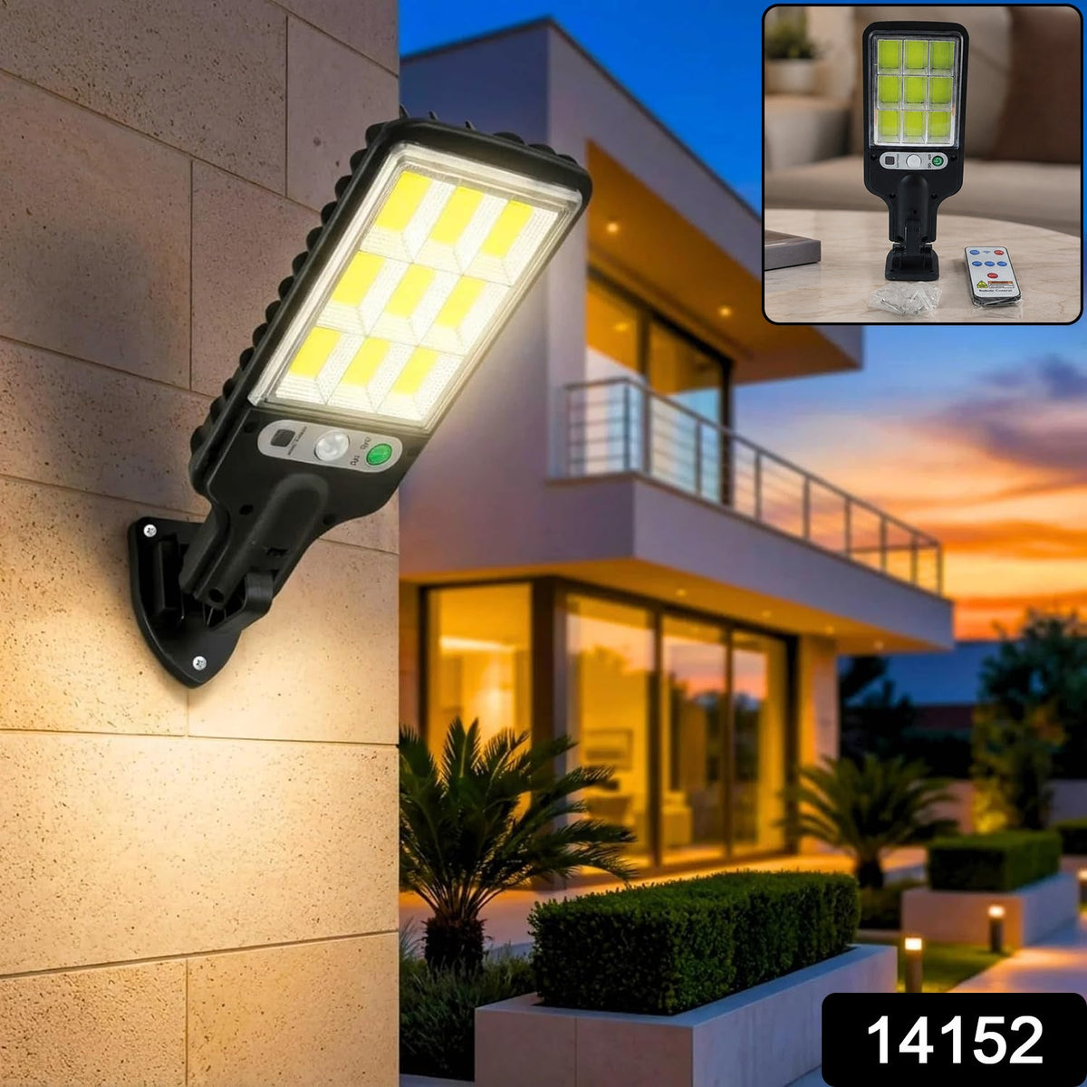 Solar LED Street Light – High Power with Motion Sensor – side view