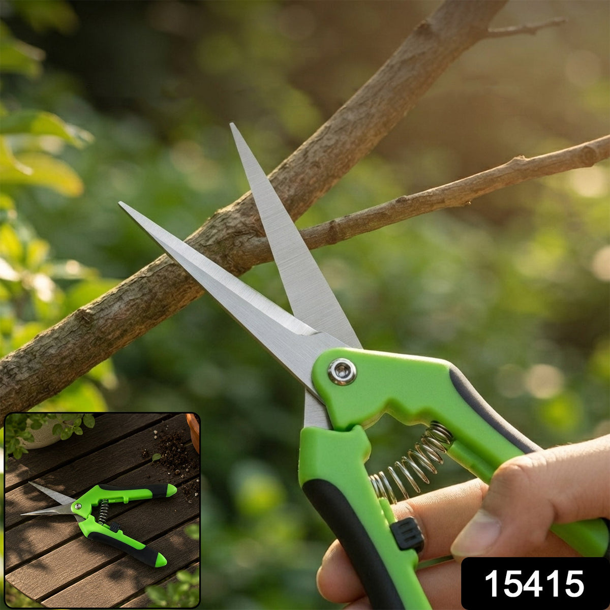 Micro Garden Snip – Ultra-Sharp Pruning Scissors – side view