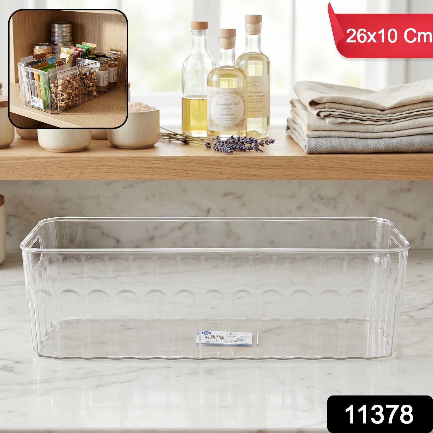 Fridge organizer basket pack