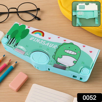 Magnetic Pencil Box – Space Theme & Multifunctional – side view