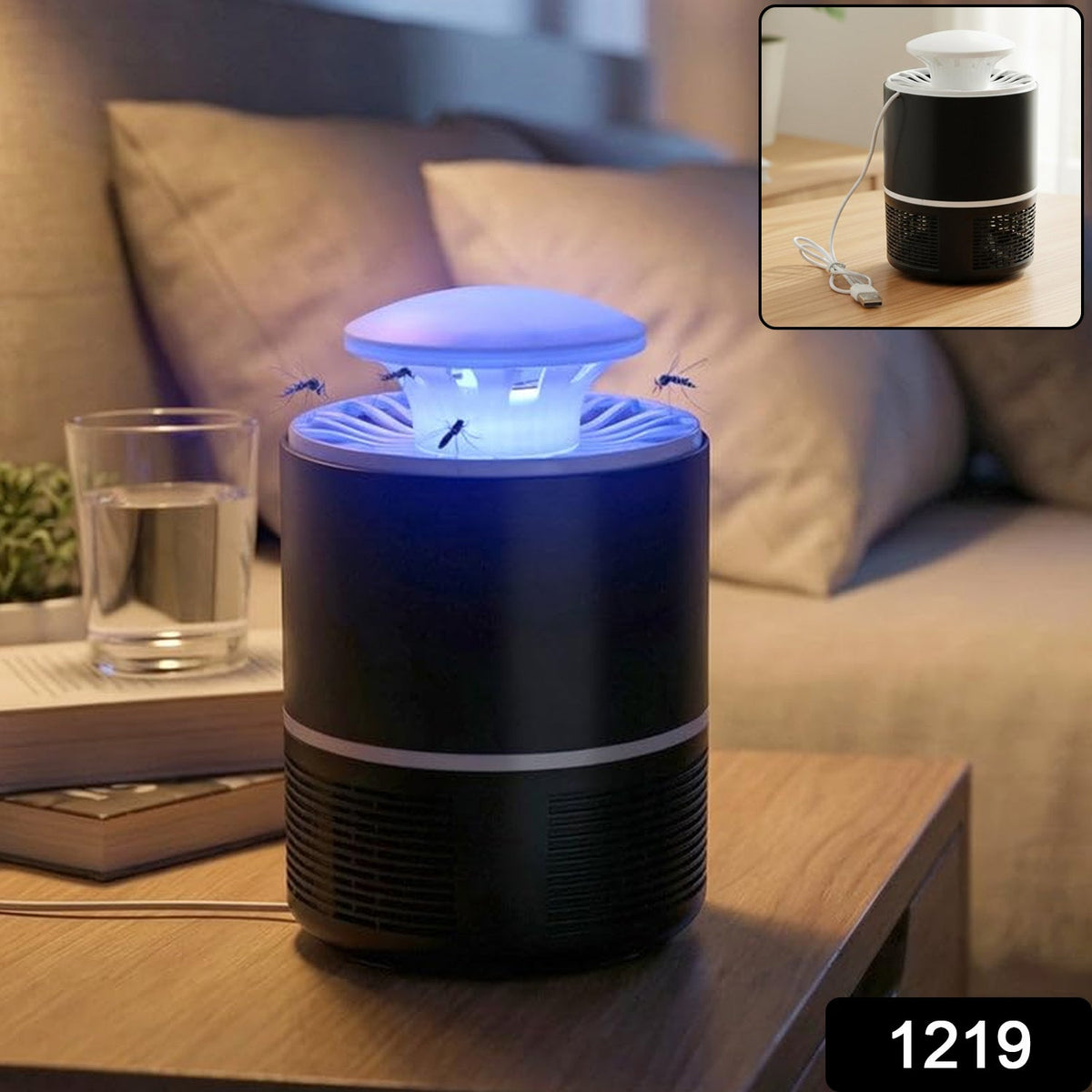 Mosquito Killer Lamp Silent Electric Pest Control – side view