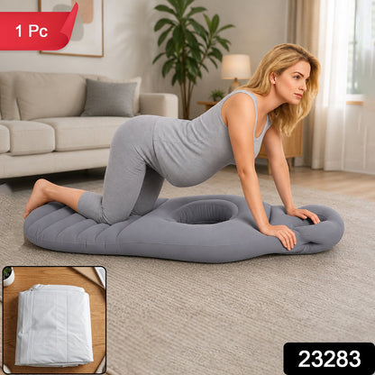 Maternity support mat belly hole