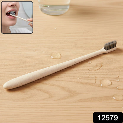 Soft-bristle Toothbrush – Wheat Straw for Gentle Care – side view