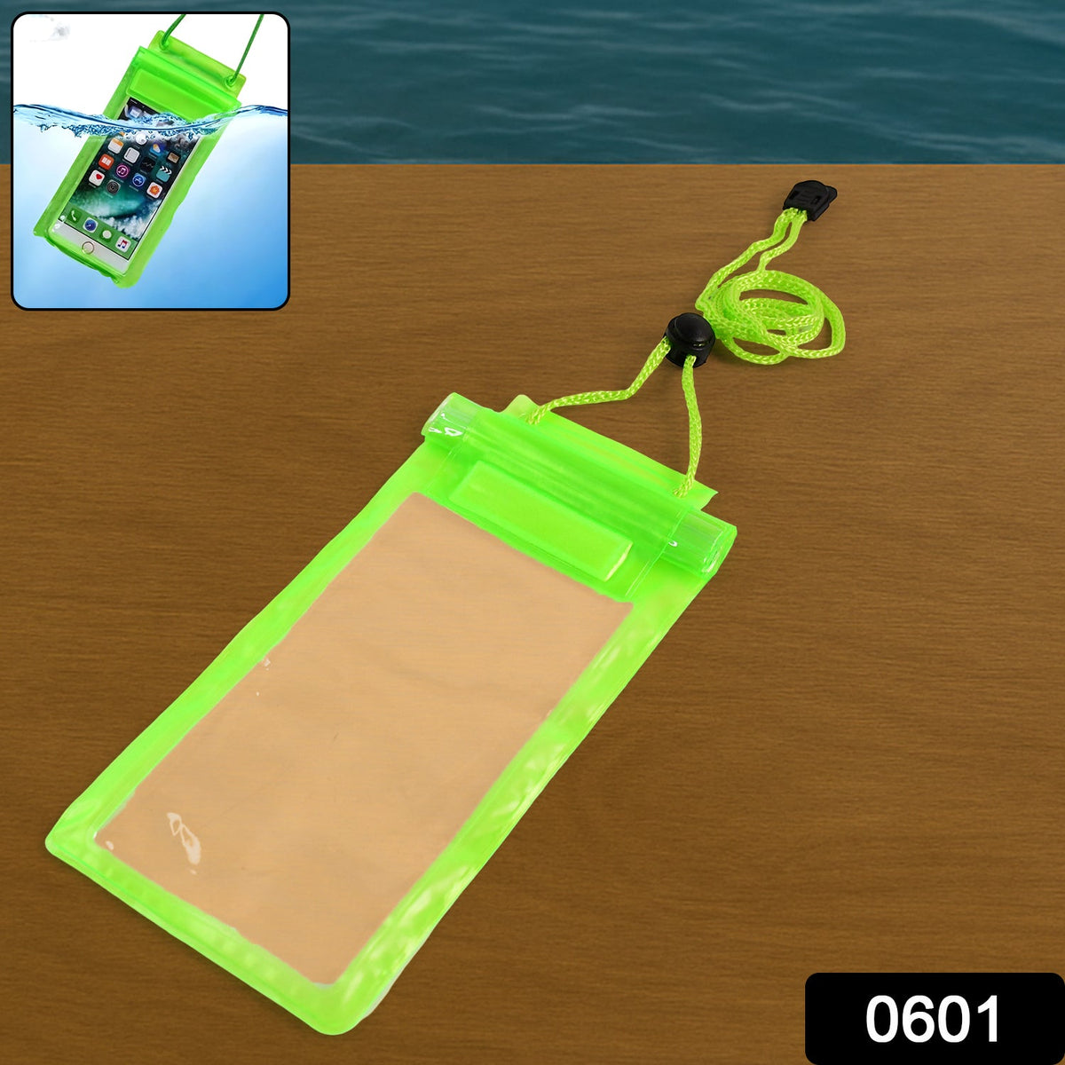 Waterproof Mobile Pouch Universal Phone Cover 6.2 inch – side view