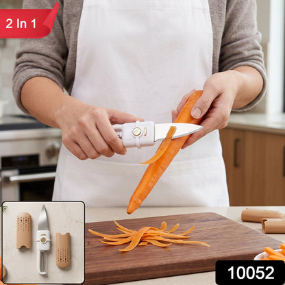 Multifunctional Peeler – 2-in-1 Knife & Sawtooth for Kitchen – side view