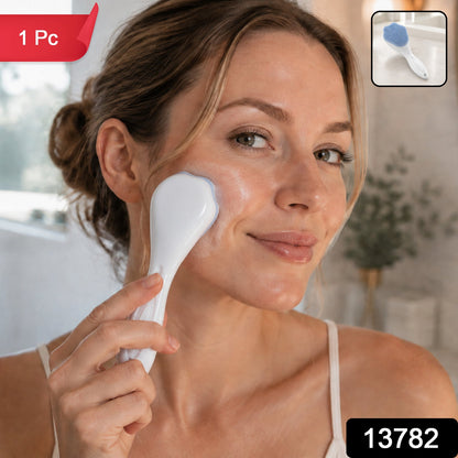 Silicone Face Scrubber – Gentle Exfoliation & Cleansing – side view