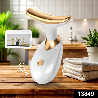 Neck Face Massager – Skin Firming & Wrinkle Removal – side view