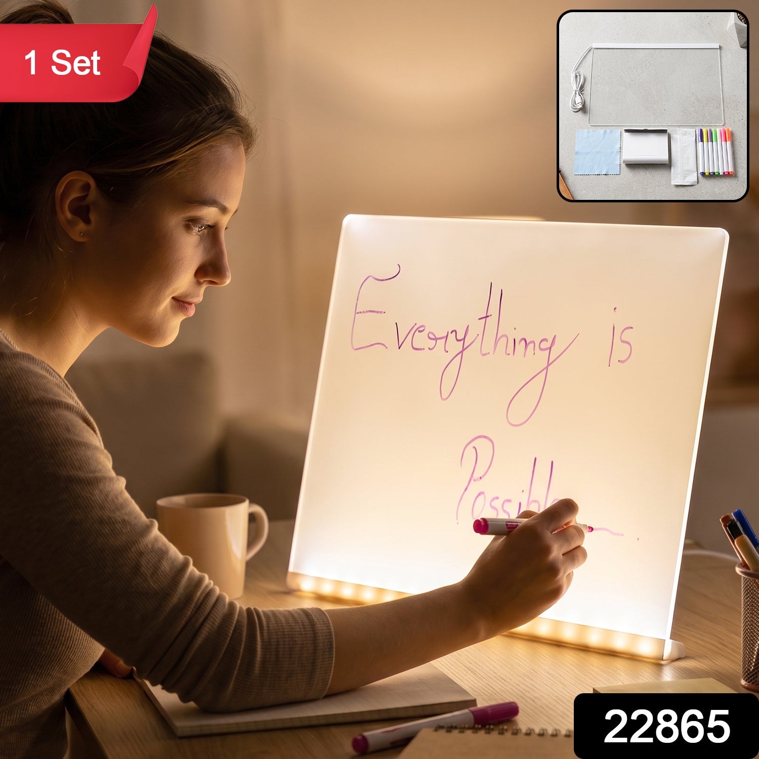 Drawing board 7 color markers