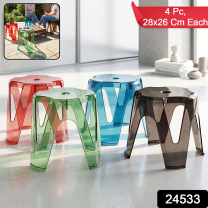 Plastic stool set pack
