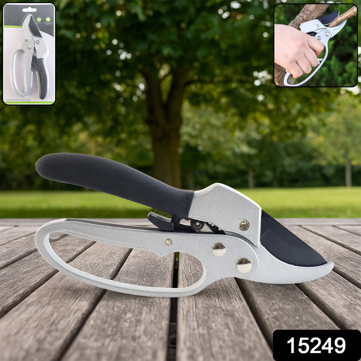 Gardening Pruning Shears – Ergonomic, Sharp SK-5 Blades – side view