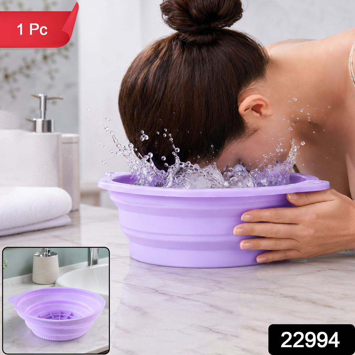 Facial Ice Bowl – Skin Tightening & Puffiness Reduction Tool – side view